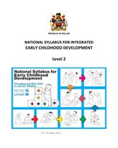 MALAWI NATIONAL SYLLABUS FOR INTERGRATED EARLY CHILDHOOD DEVELOPMENT: LEVEL 2