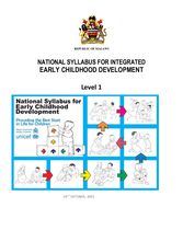 MALAWI NATIONAL SYLLABUS FOR INTEGRATED EARLY CHILDHOOD DEVELOPMENT. LEVEL 1.